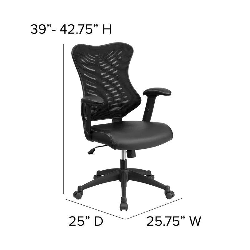 High Back Designer Mesh Executive Ergonomic Office Chair w/ Adjustable Arms