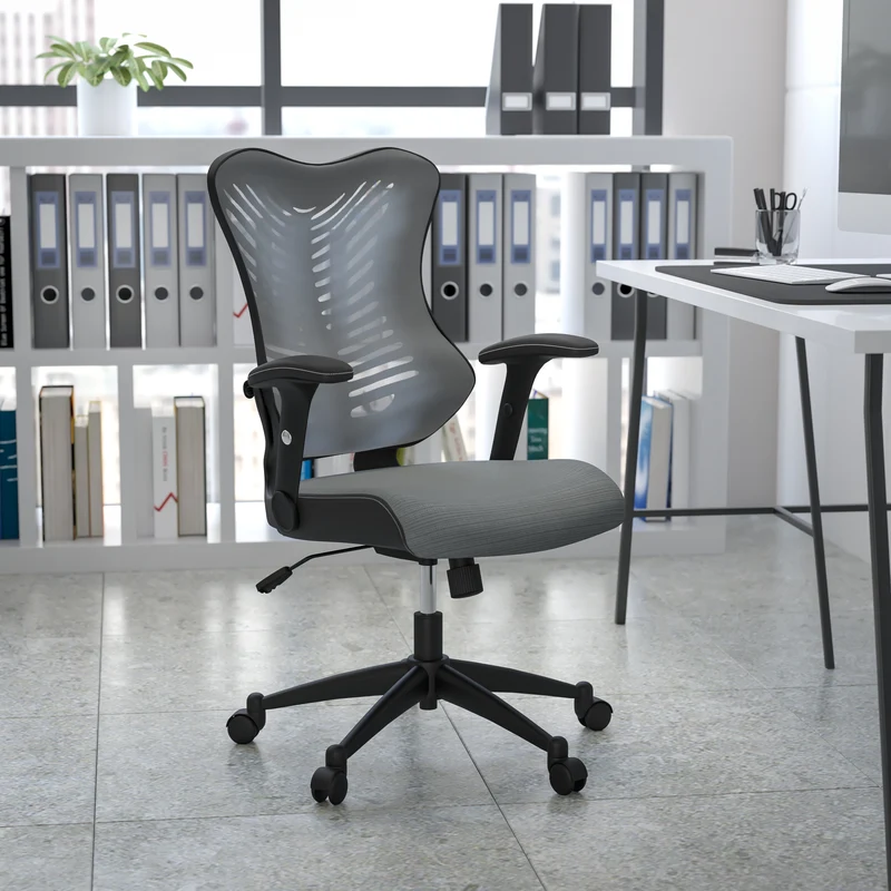 High Back Designer Mesh Executive Ergonomic Office Chair w/ Adjustable Arms