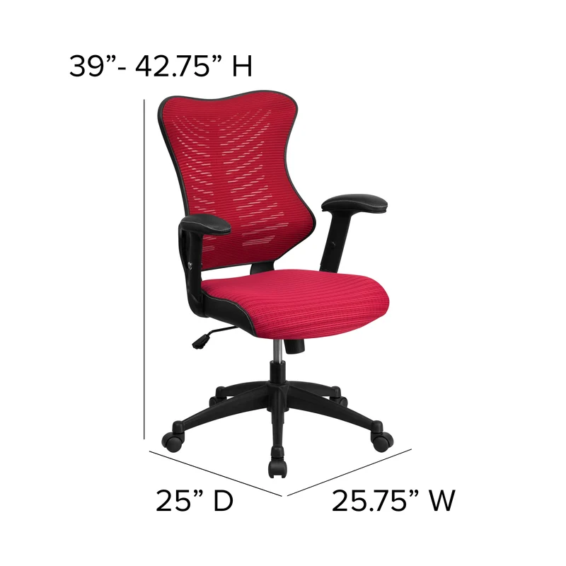 High Back Designer Mesh Executive Ergonomic Office Chair w/ Adjustable Arms