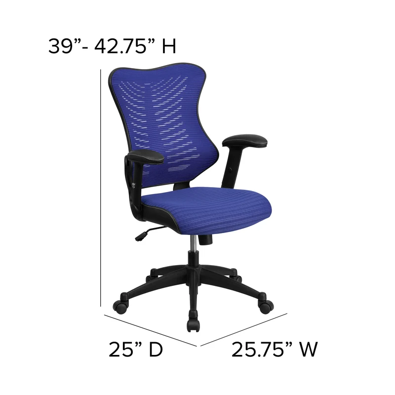 High Back Designer Mesh Executive Ergonomic Office Chair w/ Adjustable Arms