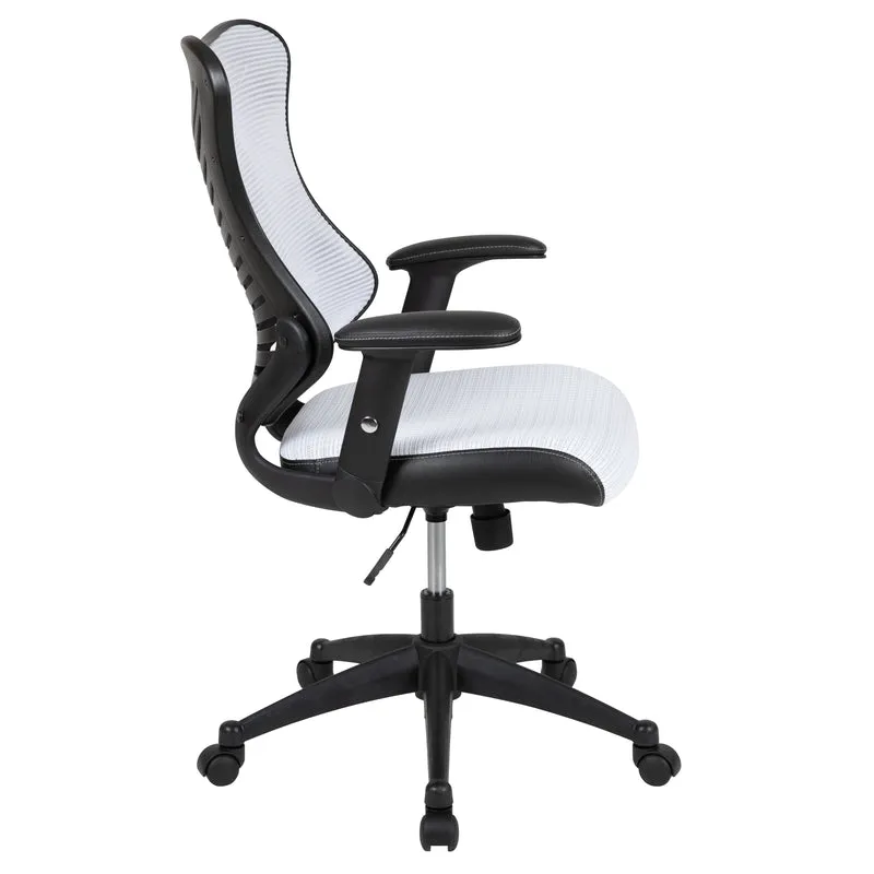 High Back Designer Mesh Executive Ergonomic Office Chair w/ Adjustable Arms