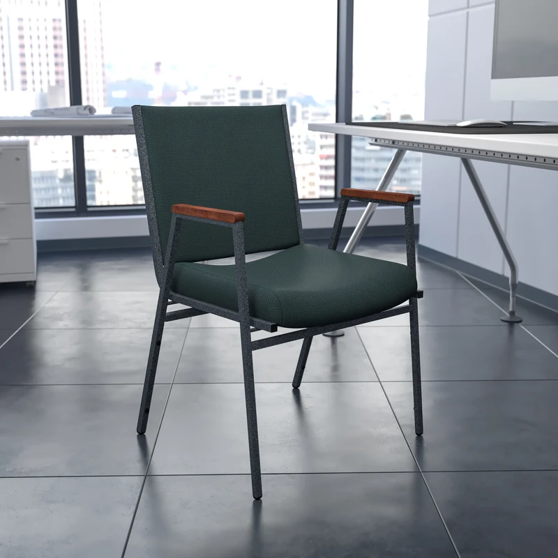 Heavy Duty Reception/Guest Stack Chair with Arms