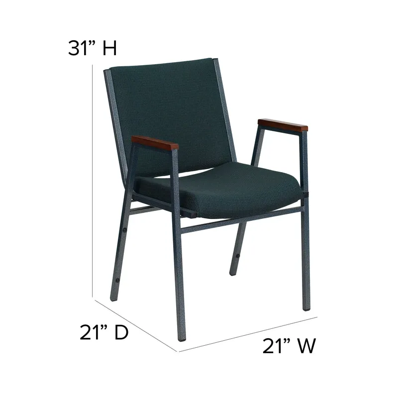 Heavy Duty Reception/Guest Stack Chair with Arms