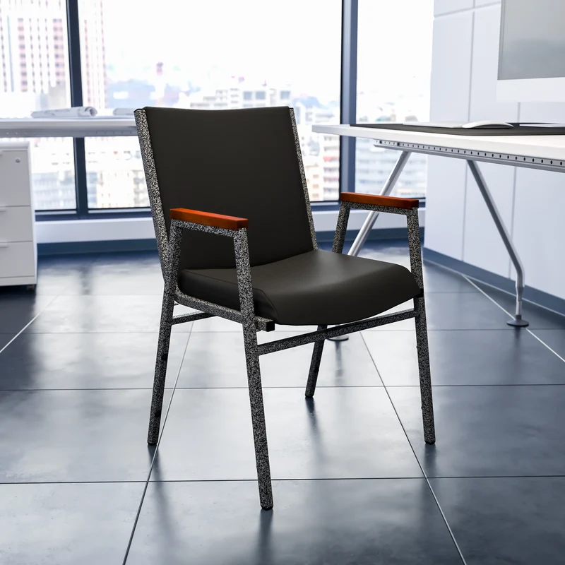 Heavy Duty Reception/Guest Stack Chair with Arms