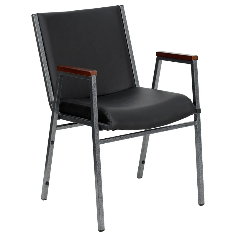 Heavy Duty Reception/Guest Stack Chair with Arms