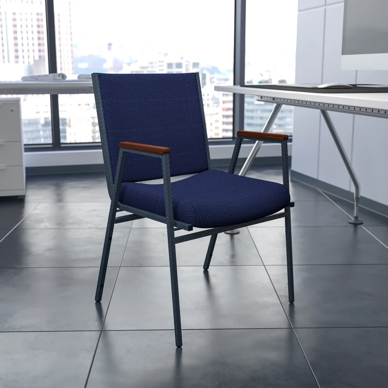 Heavy Duty Reception/Guest Stack Chair with Arms