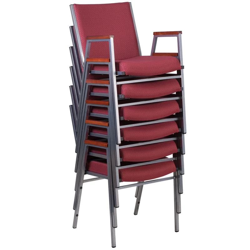 Heavy Duty Reception/Guest Stack Chair with Arms