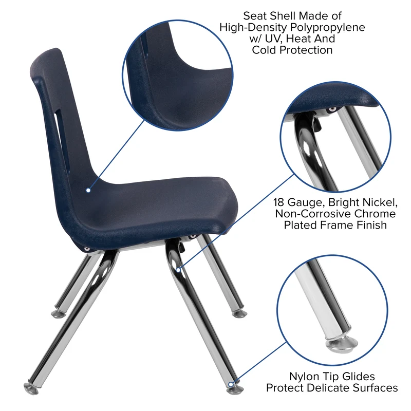 Student Stack School Chair - 12-inch
