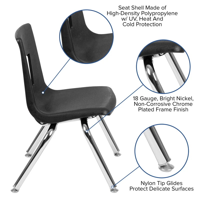 Student Stack School Chair - 12-inch