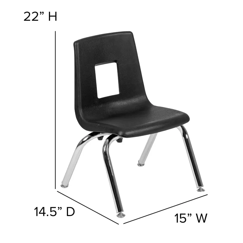 Student Stack School Chair - 12-inch