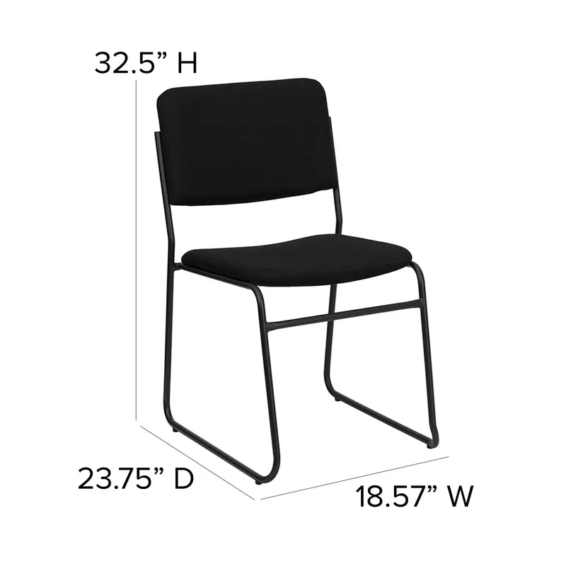 500 lb. Capacity High Density Stacking Chair with Sled Base