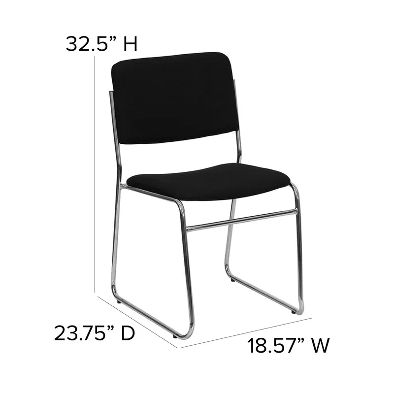 500 lb. Capacity High Density Stacking Chair with Sled Base