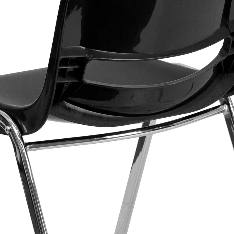 Ergonomic Chrome Stack Chair - 18" Seat Daycare Home School