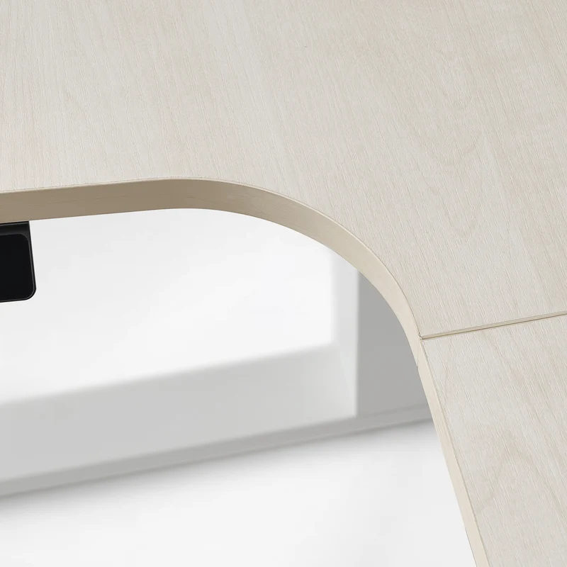 L-Shaped Standing Desk with Accessories Set (60"x23")
