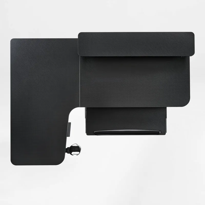L-Shaped Standing Desk with Accessories Set (60"x23")