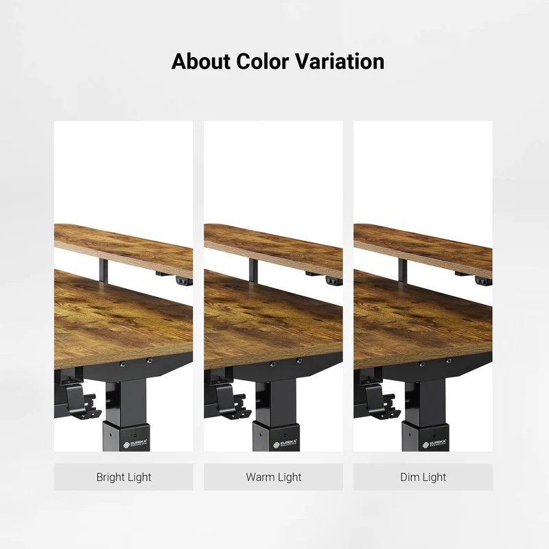L-Shaped Standing Desk with Accessories Set (60"x23")