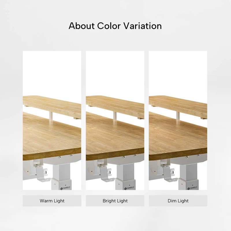 L-Shaped Standing Desk with Accessories Set (60"x23")
