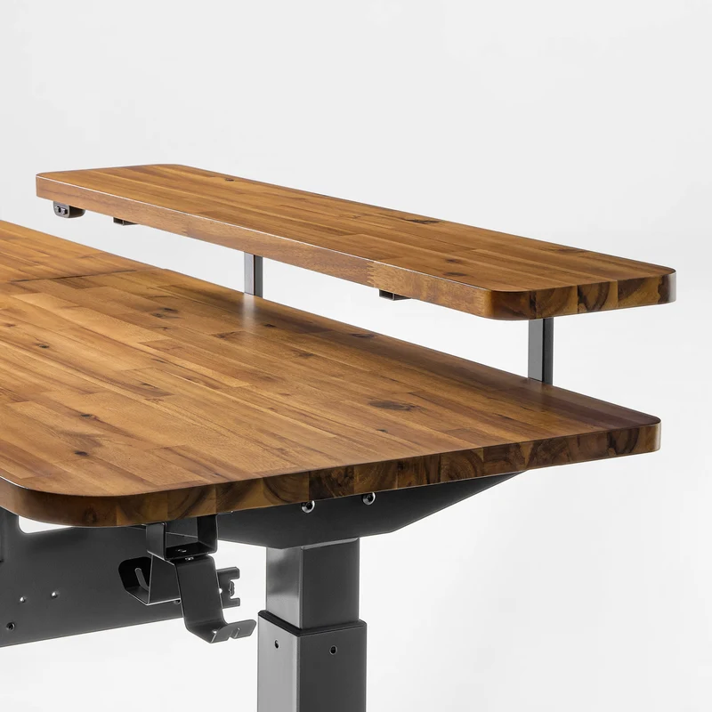 L-Shaped Standing Desk with Accessories Set (60"x23")