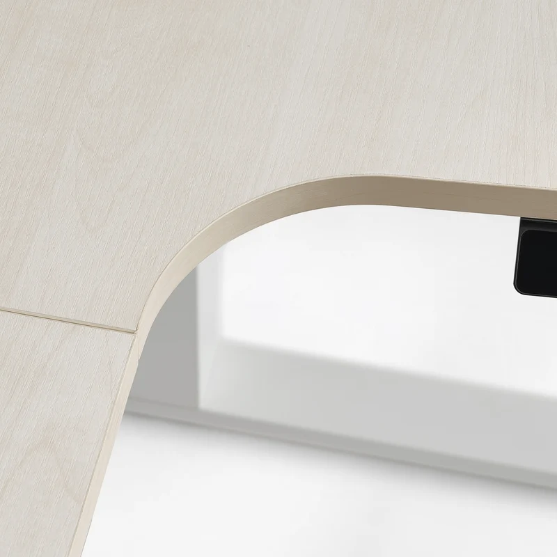 L-Shaped Standing Desk with Accessories Set (60"x23")