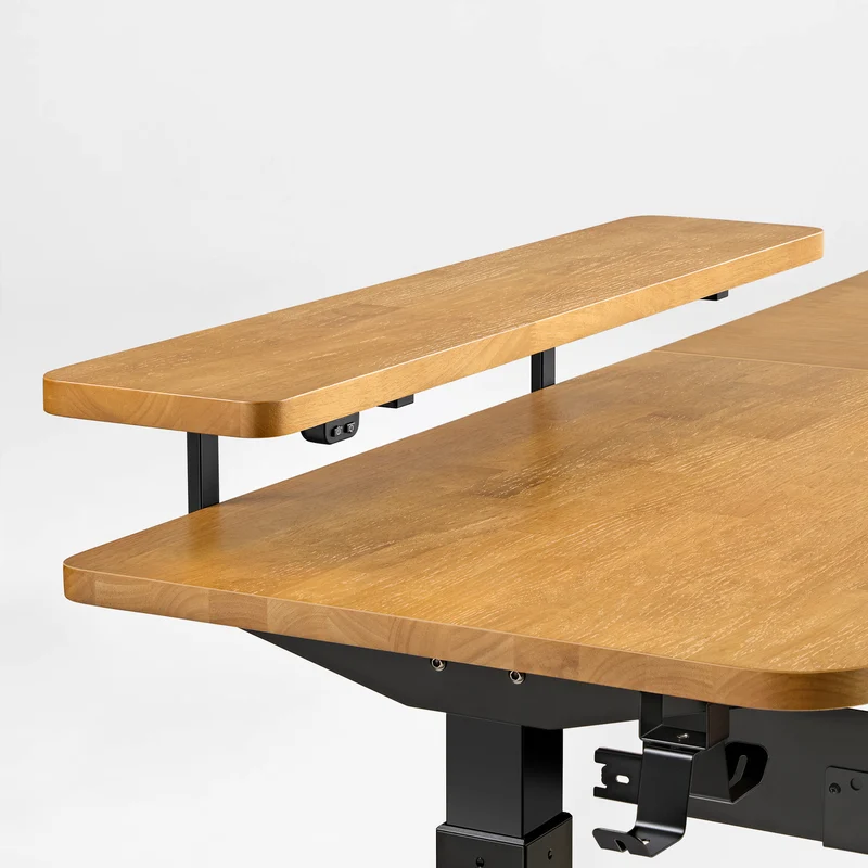 L-Shaped Standing Desk with Accessories Set (60"x23")