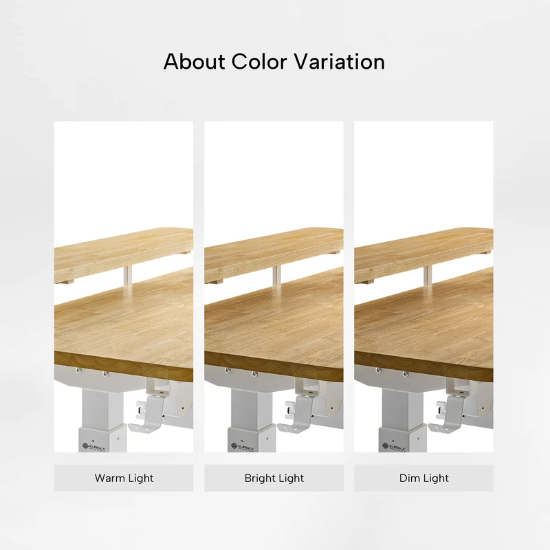 L-Shaped Standing Desk with Accessories Set (60"x23")