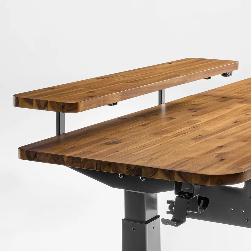 L-Shaped Standing Desk with Accessories Set (60"x23")