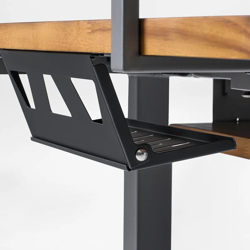 L-Shaped Standing Desk with Accessories Set (60"x23")