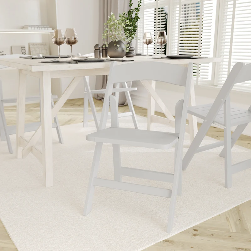 Magill Solid Wood Foldable Dining Chair