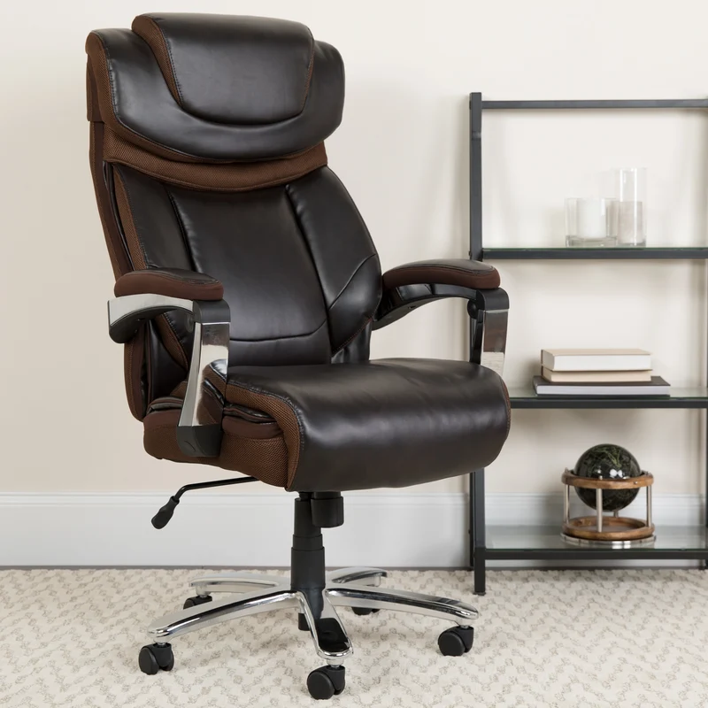 500 lb. Big & Tall Height Adjustable Headrest Swivel Ergonomic Office Chair