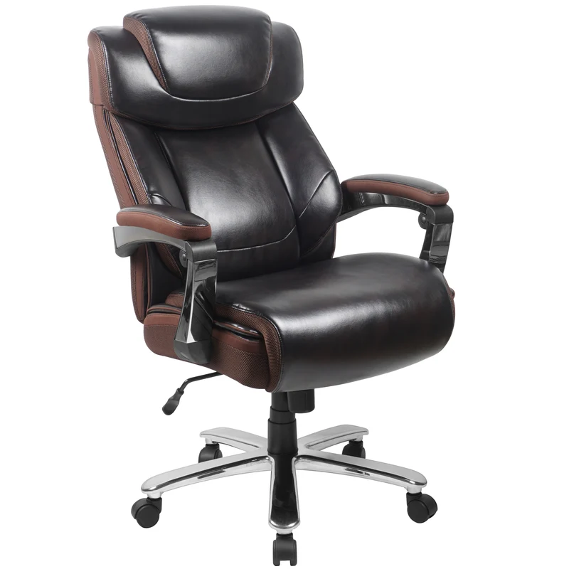 500 lb. Big & Tall Height Adjustable Headrest Swivel Ergonomic Office Chair