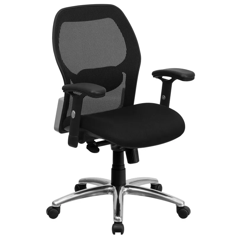 Mid-Back Super Mesh Executive Swivel Office Chair, Knee Tilt Control