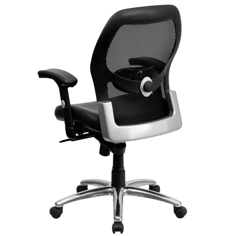 Mid-Back Super Mesh Executive Swivel Office Chair, Knee Tilt Control