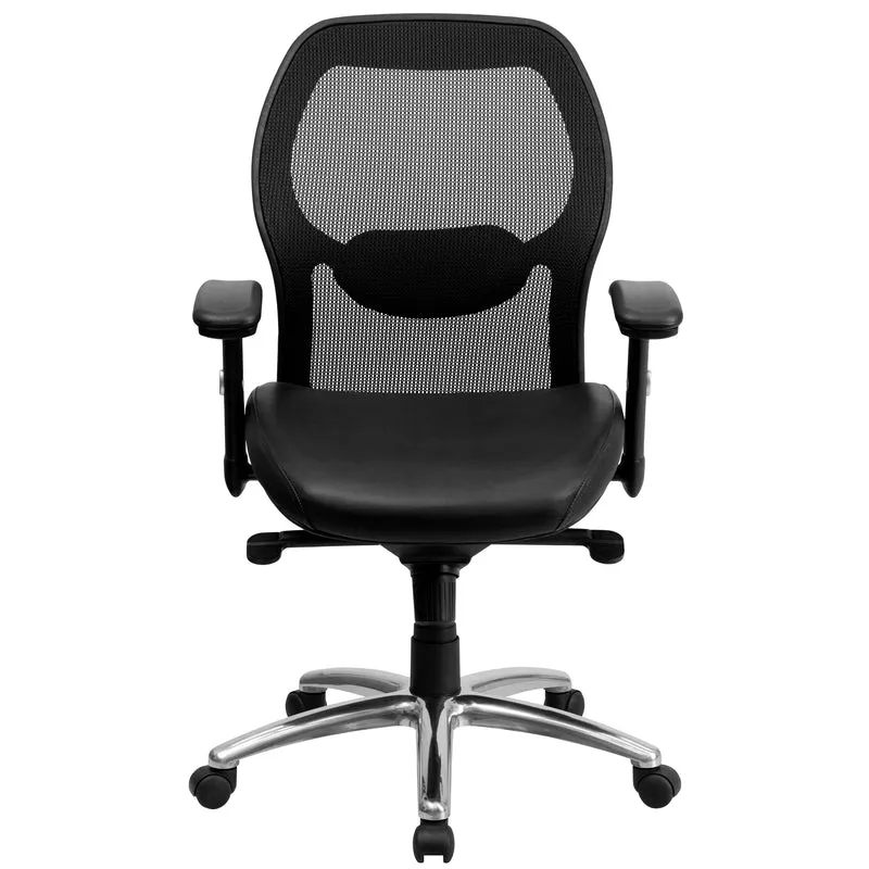 Mid-Back Super Mesh Executive Swivel Office Chair, Knee Tilt Control