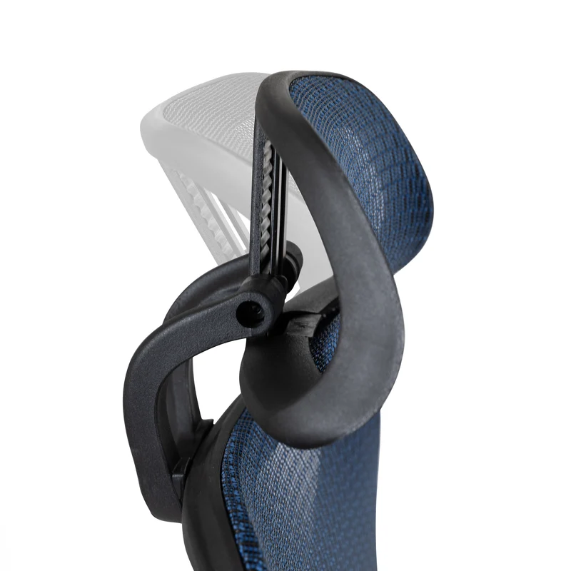 Ergonomic Mesh Office Chair-Synchro-Tilt, Headrest, Adjustable Pivot Arms