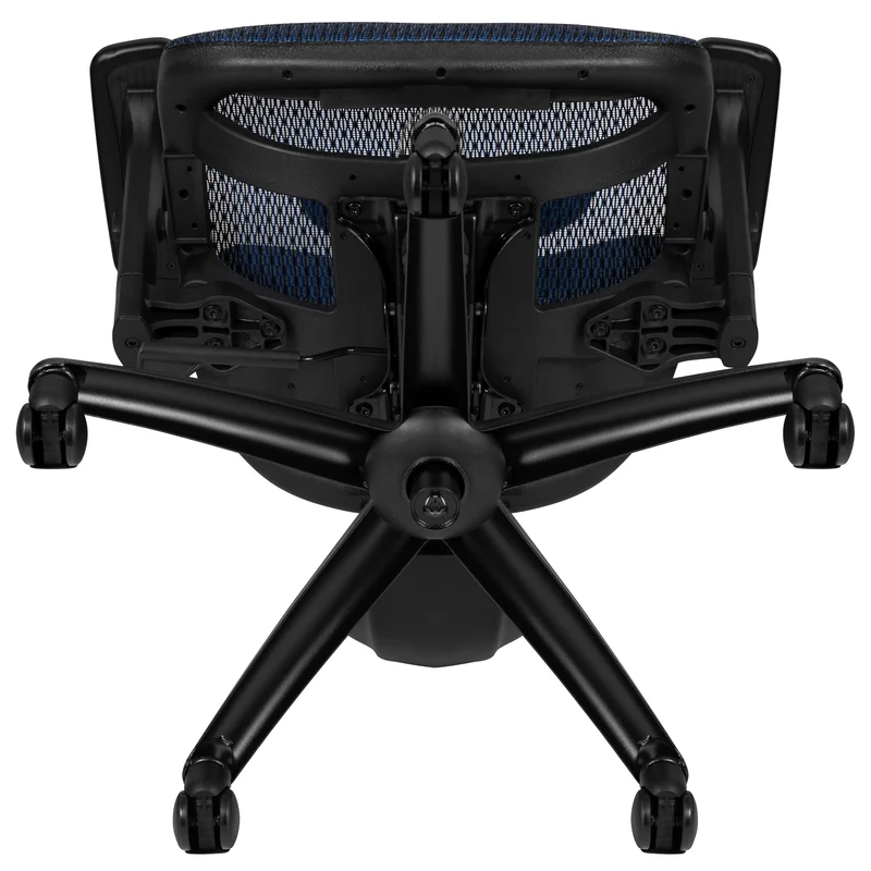 Ergonomic Mesh Office Chair-Synchro-Tilt, Headrest, Adjustable Pivot Arms