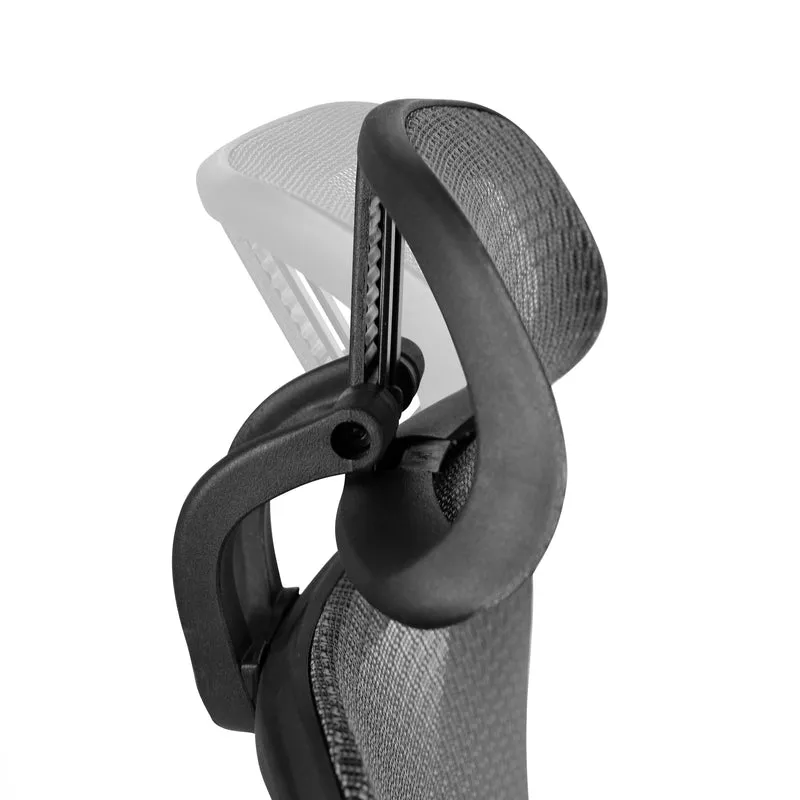 Ergonomic Mesh Office Chair-Synchro-Tilt, Headrest, Adjustable Pivot Arms