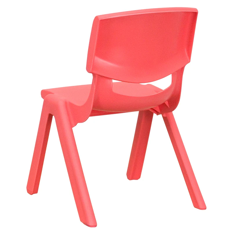 2 Pack Plastic Stackable School Chair with 10.5"H Seat, Preschool Chair