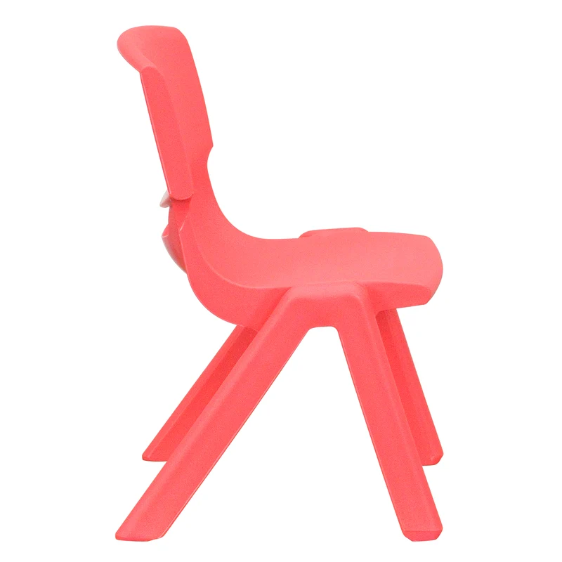 2 Pack Plastic Stackable School Chair with 10.5"H Seat, Preschool Chair