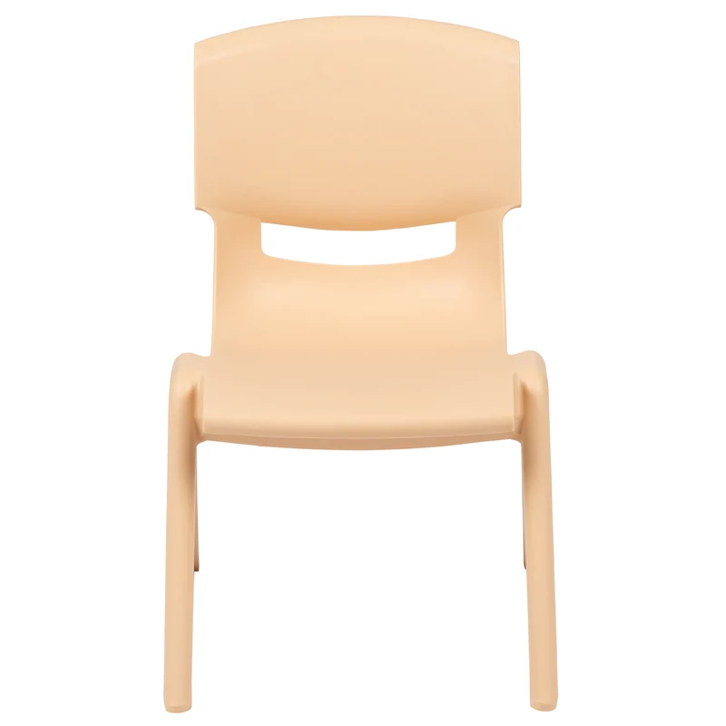 2 Pack Plastic Stackable School Chair with 10.5"H Seat, Preschool Chair