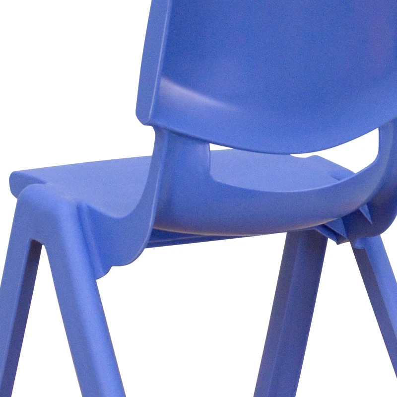 2 Pack Plastic Stackable School Chair with 10.5"H Seat, Preschool Chair