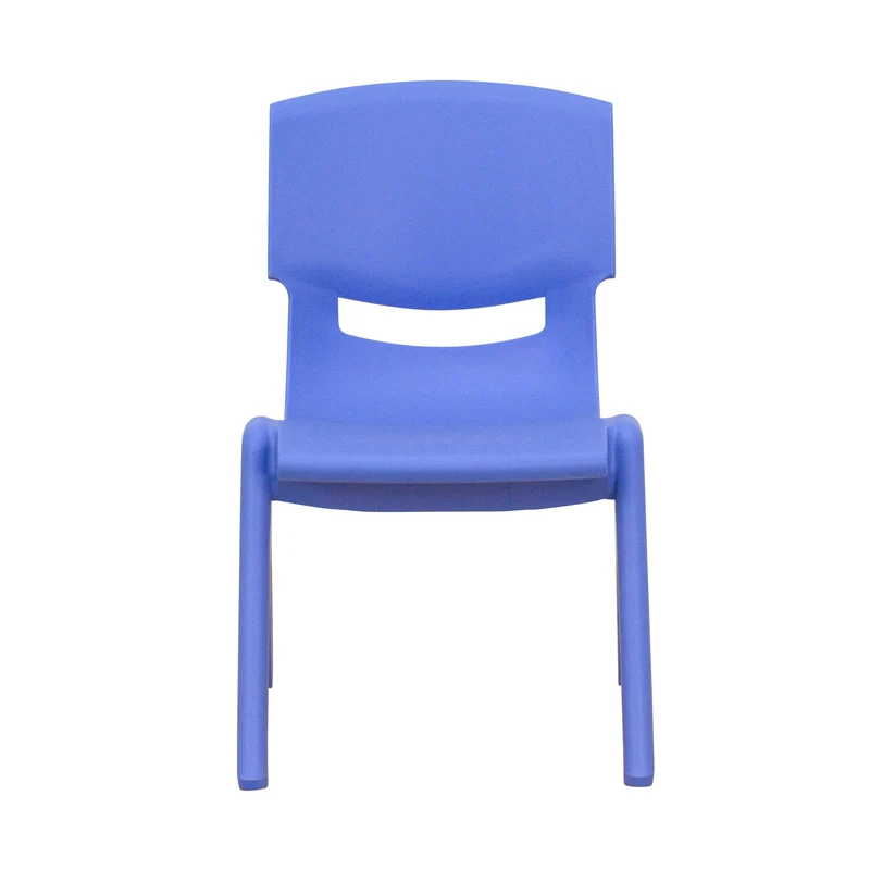 2 Pack Plastic Stackable School Chair with 10.5"H Seat, Preschool Chair