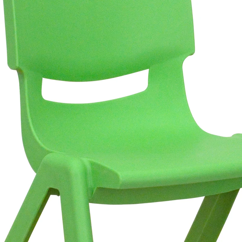 2 Pack Plastic Stackable School Chair with 10.5"H Seat, Preschool Chair