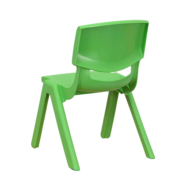 2 Pack Plastic Stackable School Chair with 10.5"H Seat, Preschool Chair
