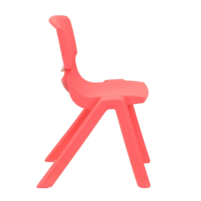 4 Pack Plastic Stack School Chair with 12" Seat Height - Kids Chair