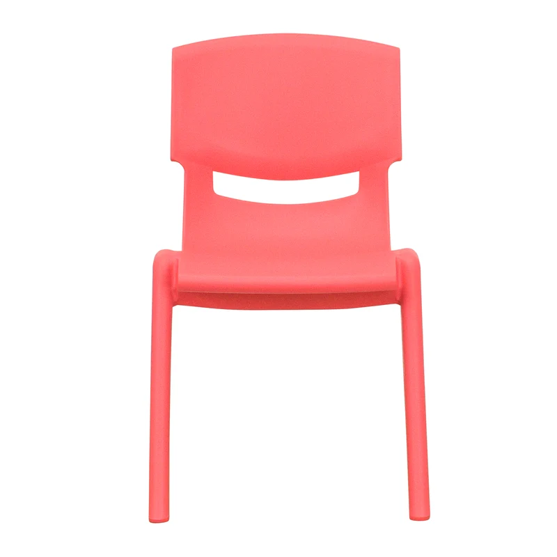 4 Pack Plastic Stack School Chair with 12" Seat Height - Kids Chair