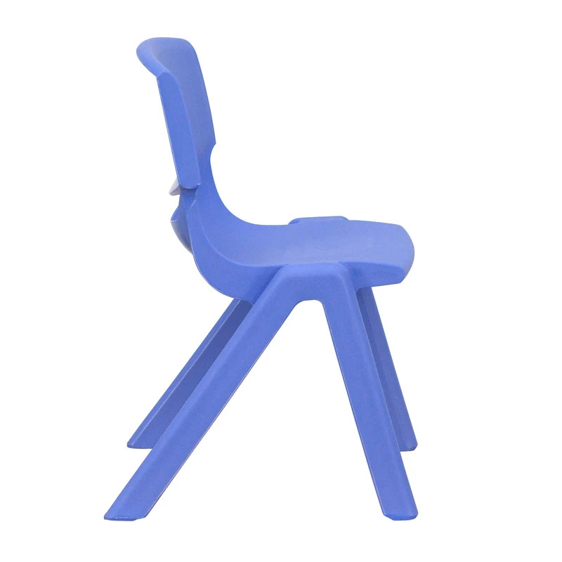 4 Pack Plastic Stack School Chair with 12" Seat Height - Kids Chair