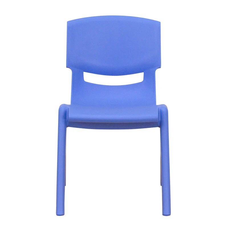 4 Pack Plastic Stack School Chair with 12" Seat Height - Kids Chair