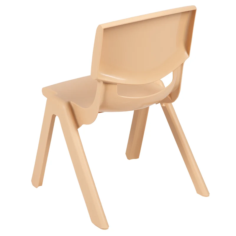 4 Pack Plastic Stack School Chair with 12" Seat Height - Kids Chair