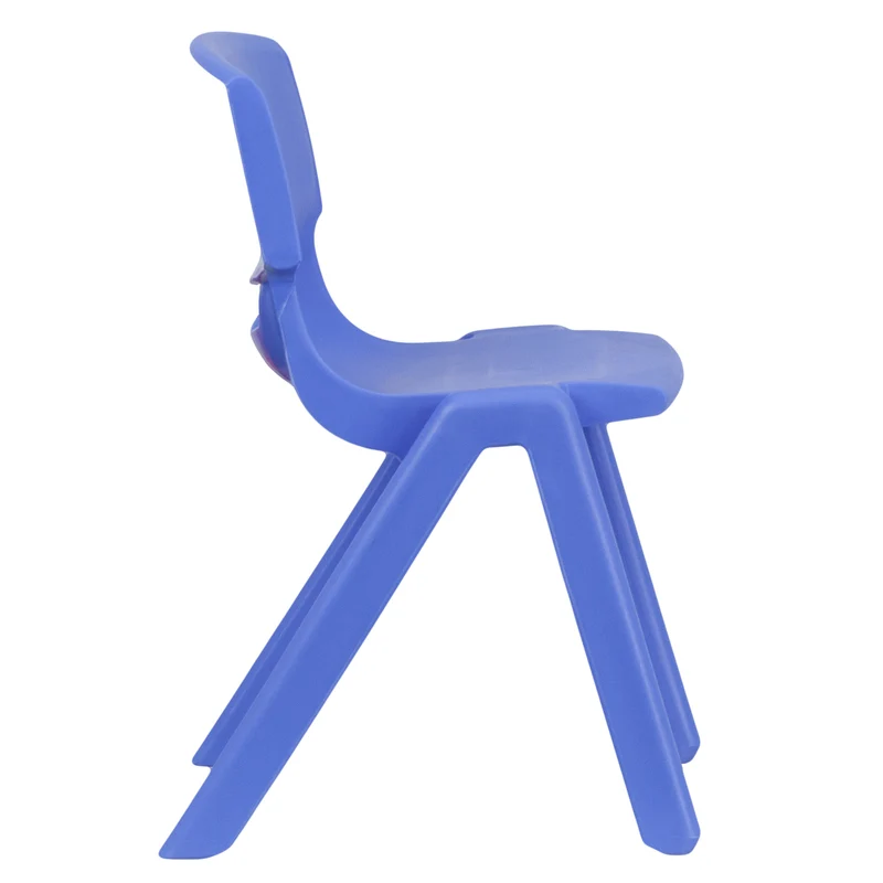 2 Pack Plastic Stack School Chair with 13.25"H Seat, K-2 School Chair
