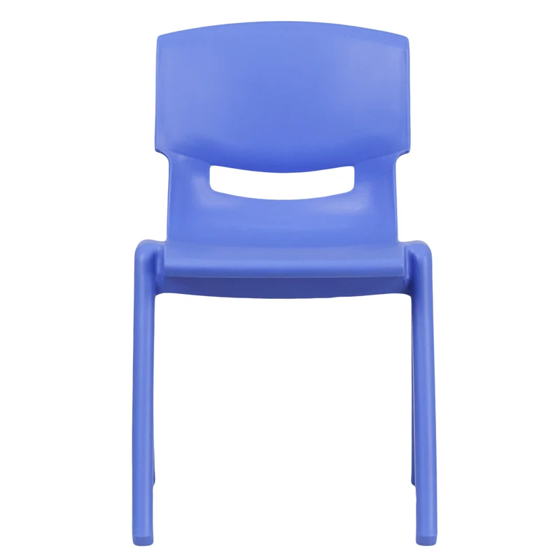 2 Pack Plastic Stack School Chair with 13.25"H Seat, K-2 School Chair